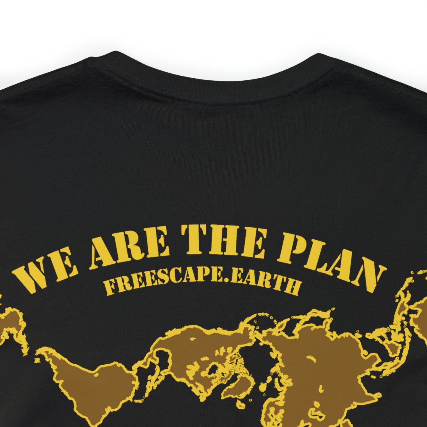 T-Shirt: Peace Dove (left chest) + We Are The Plan (back)