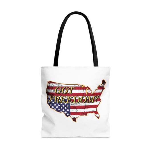 Tote Bag: Got Freedom? + Be Part of the Solution (back)