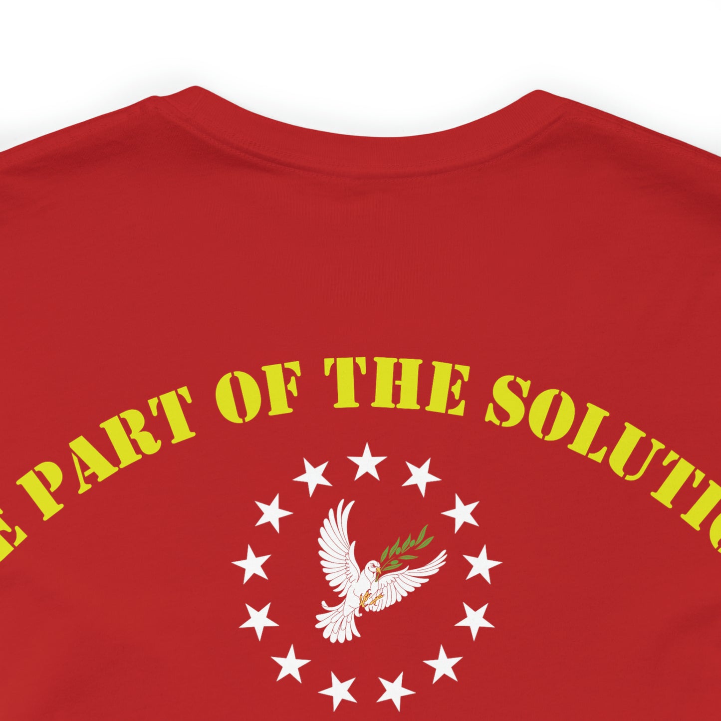 T-Shirt: Got Freedom? (center chest) + Be Part of the Solution (back)