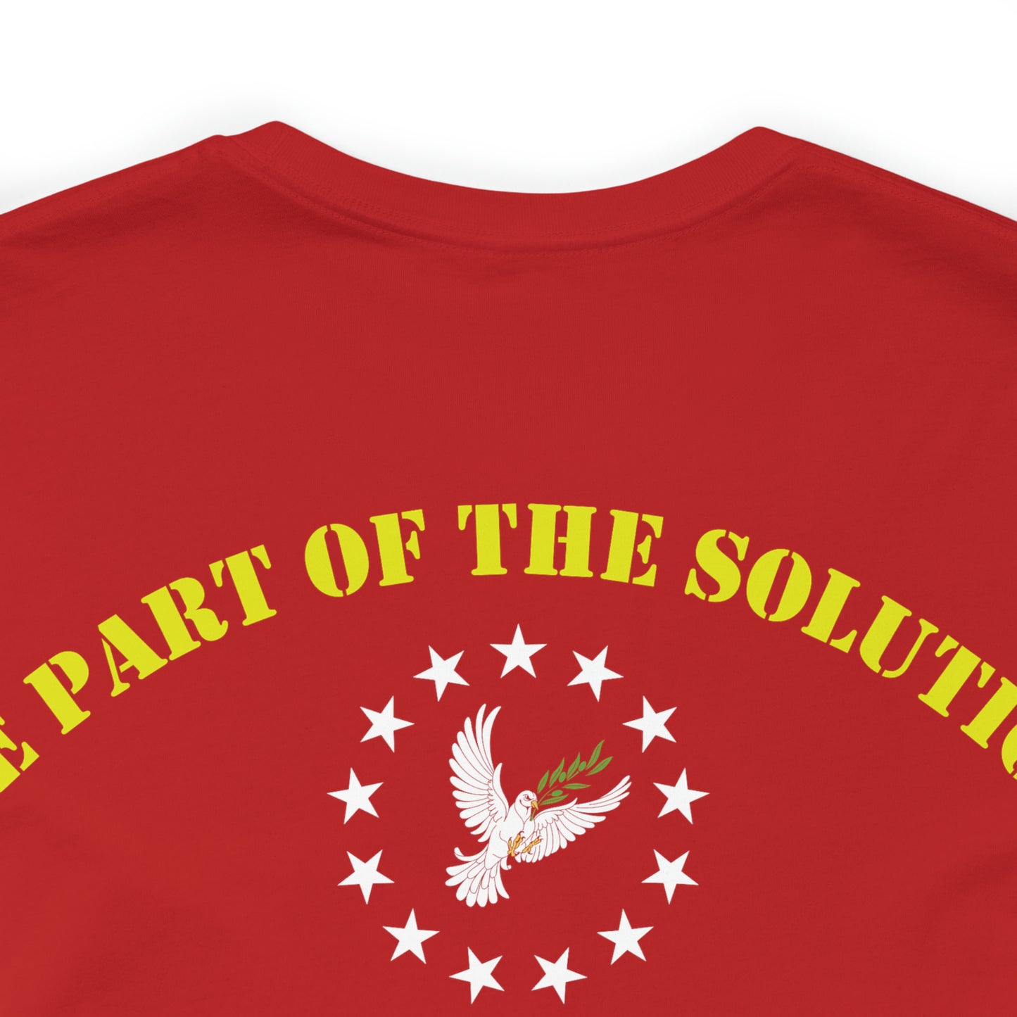 T-Shirt: Tyranny (center) + Be Part of the Solution (back)