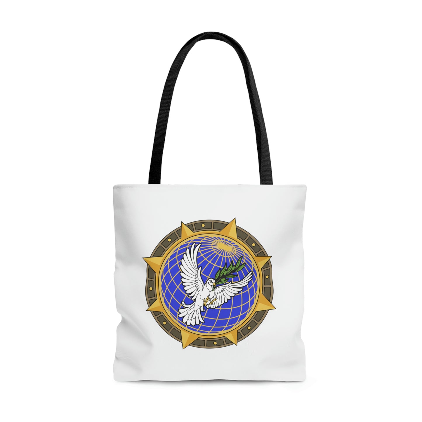 Tote Bag: Winged Moral Compass + We Are The Plan & Fuller Quote (back)