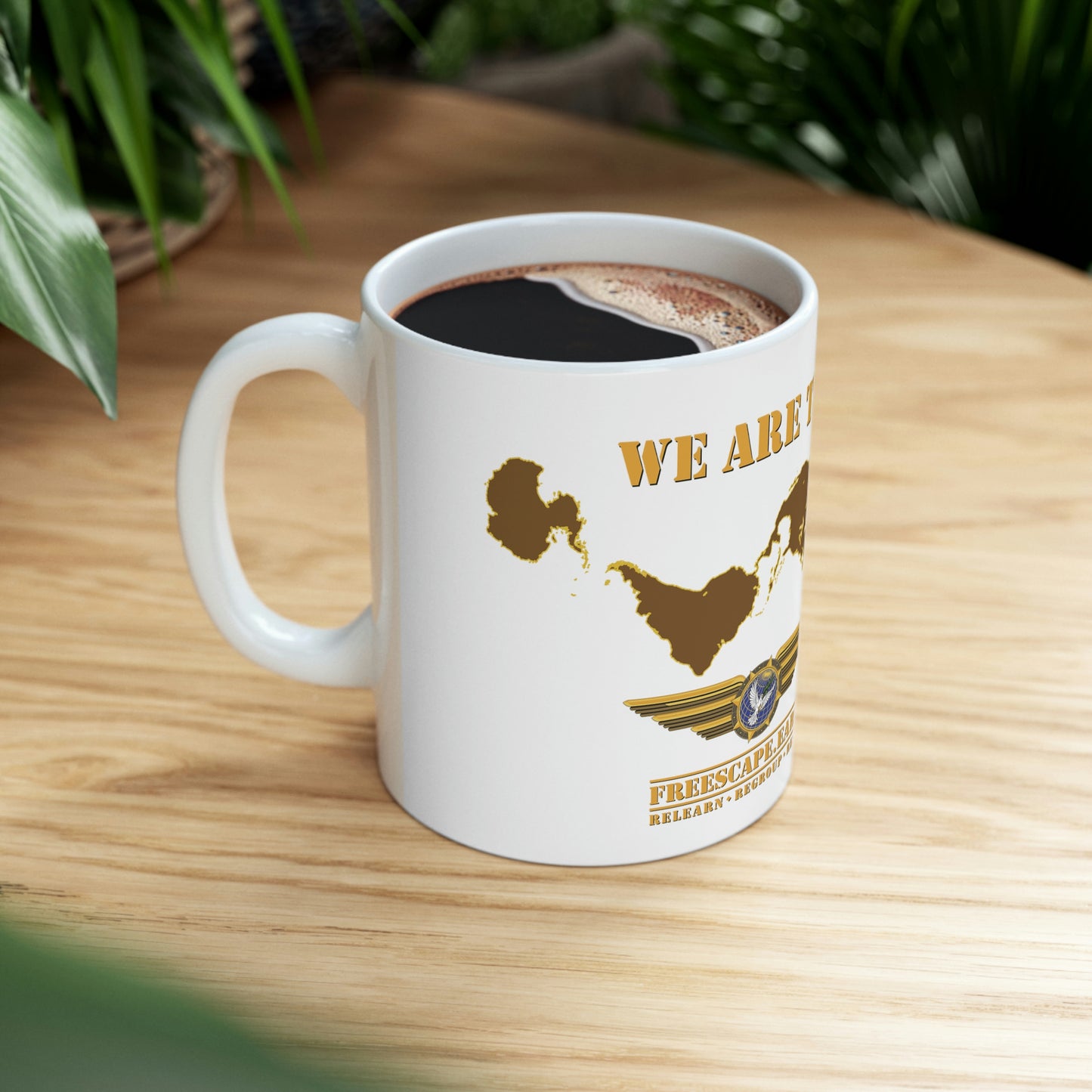 11oz White Mug: We Are The Plan