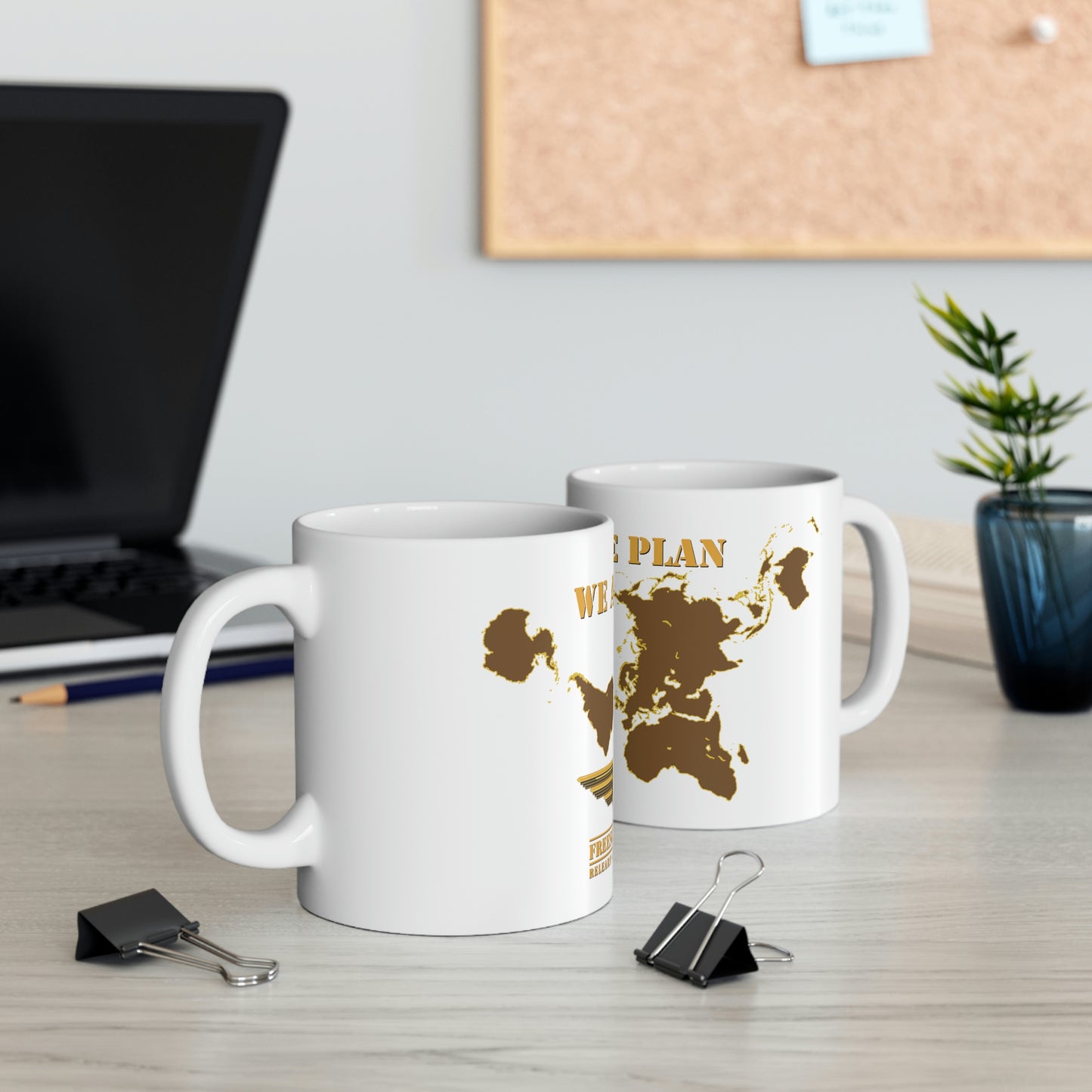 11oz White Mug: We Are The Plan