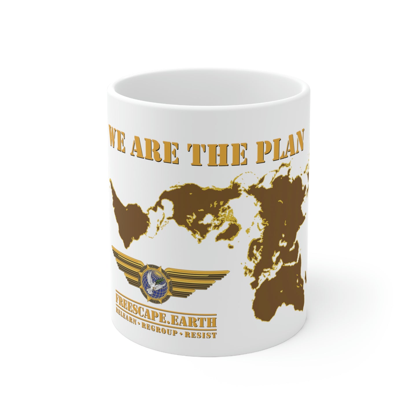 11oz White Mug: We Are The Plan