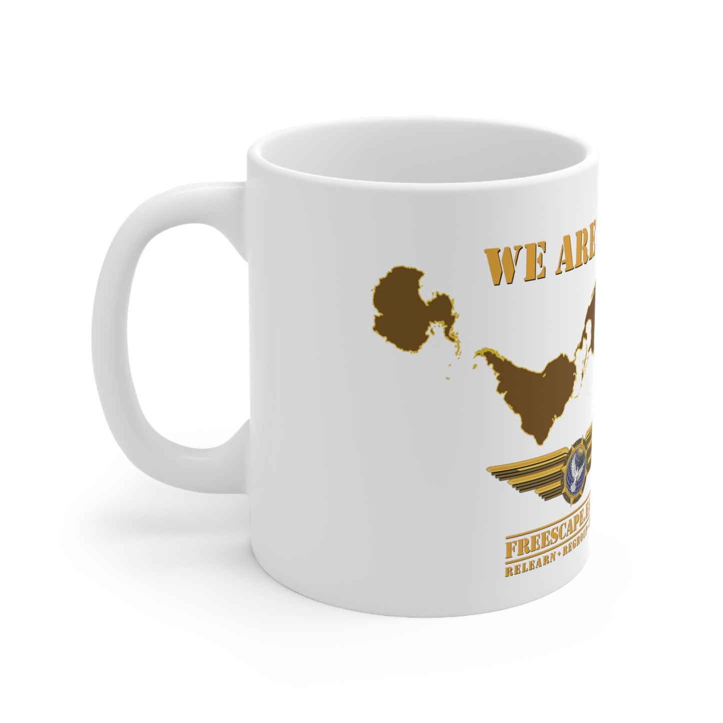 11oz White Mug: We Are The Plan