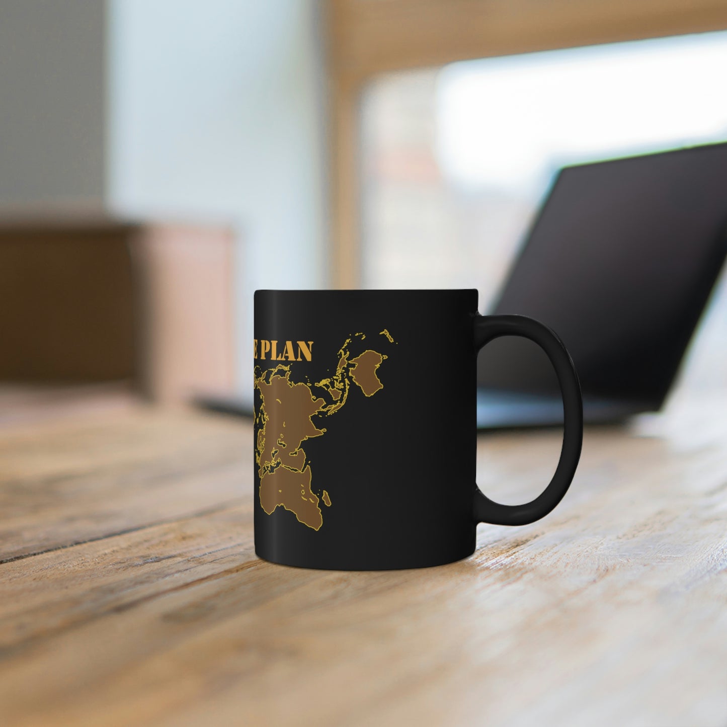 11oz Black Mug: We Are The Plan