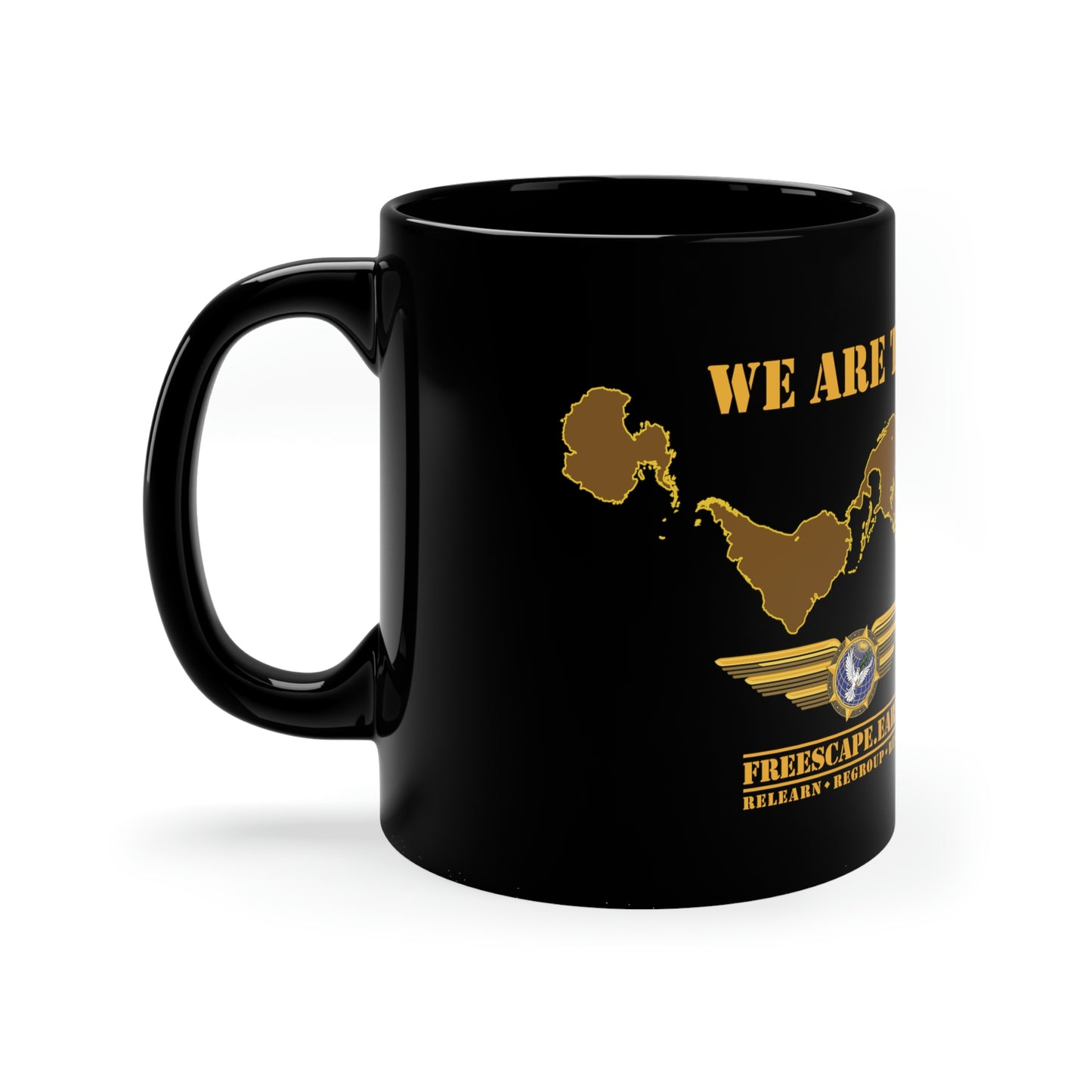 11oz Black Mug: We Are The Plan